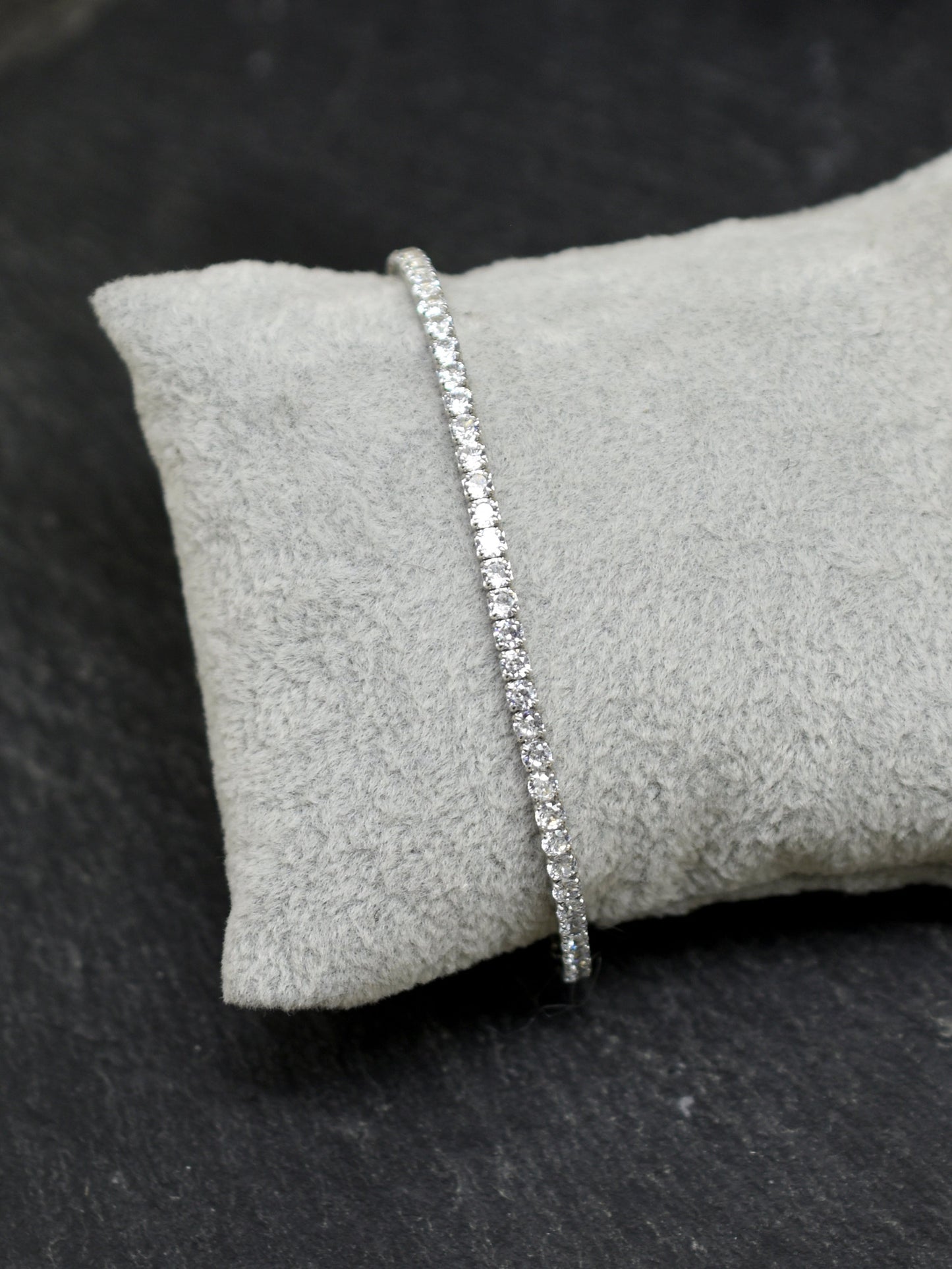 Adjustable Tennis bracelet in 925 Silver
