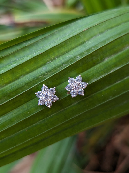 Blooming Beauty Studs in 925 Silver